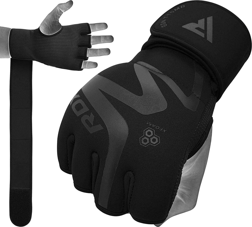 Boxing Inner Gloves Hand Wraps Men Women, Hybrid Design Gym Weight Lifting Workout, 50Cm Long Wrist Support, Neoprene