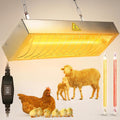 Chicken Coop Heater for Winter, Heat Lamp for Chickens 600W, Chicken Heater for Coop with 2 Heating Settings