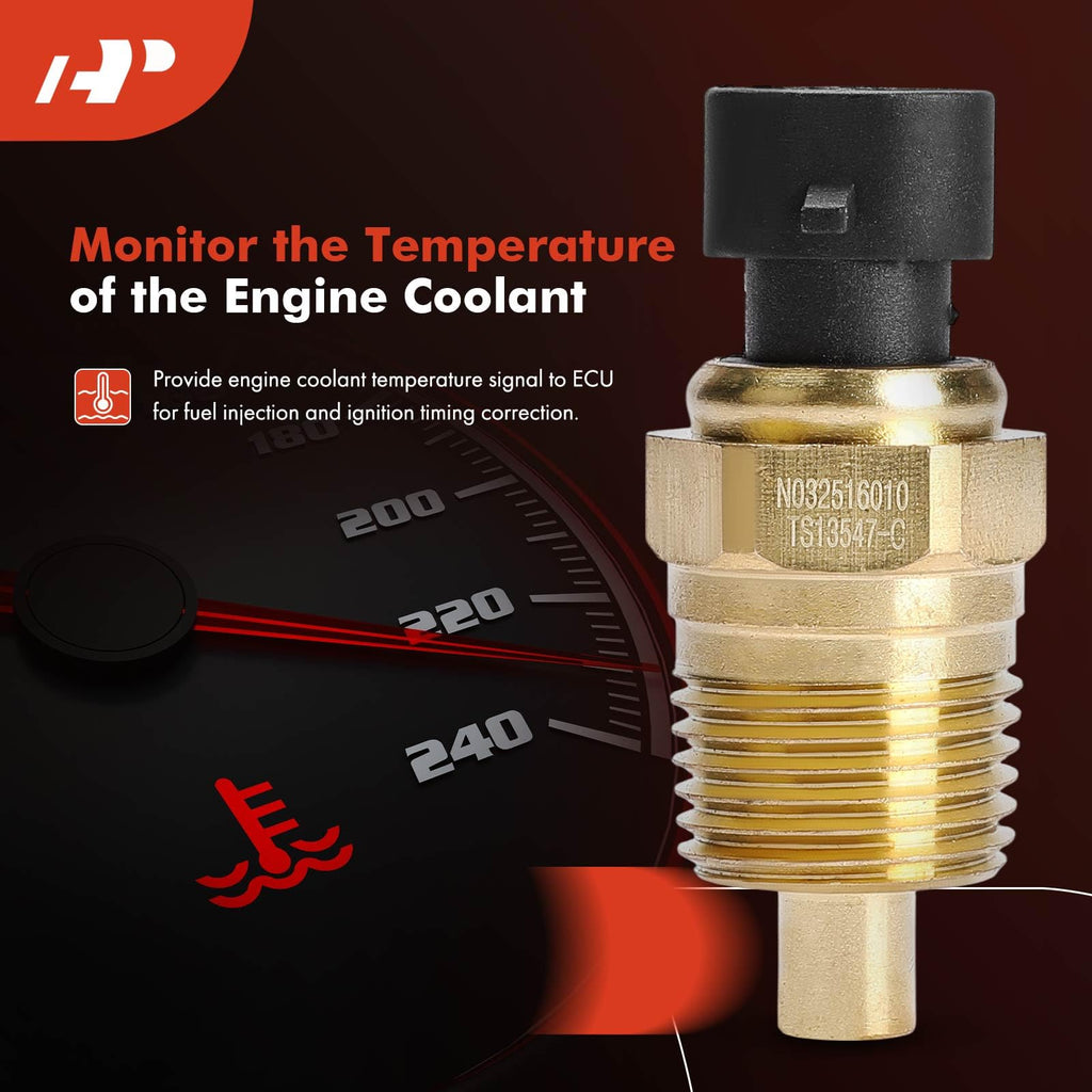 A-Premium Engine Coolant Temperature Sensor Compatible with Dodge