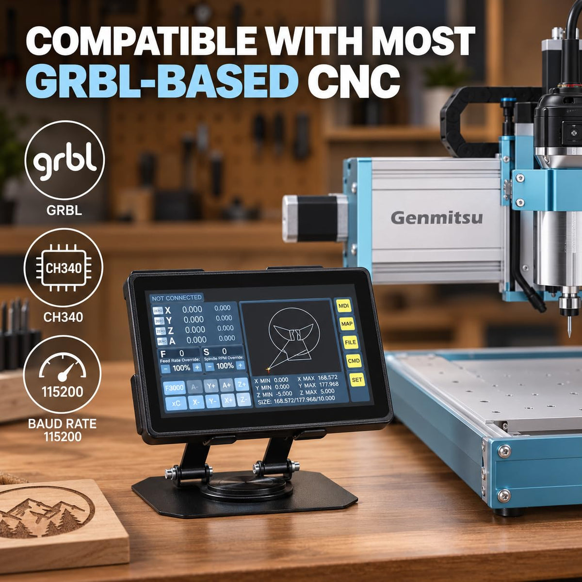 Genmitsu P7-A 7'' HD Touchscreen 4-Axis CNC Offline Controller