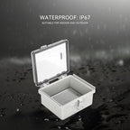 Mollom Transparent Cover Outdoor Junction Box (6.1x5.3x3.3In)