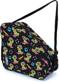 Camo Print Skate Bag For Ice Roller Inline Skates With Adjustable Shoulder Strap Fit Women Men Adults