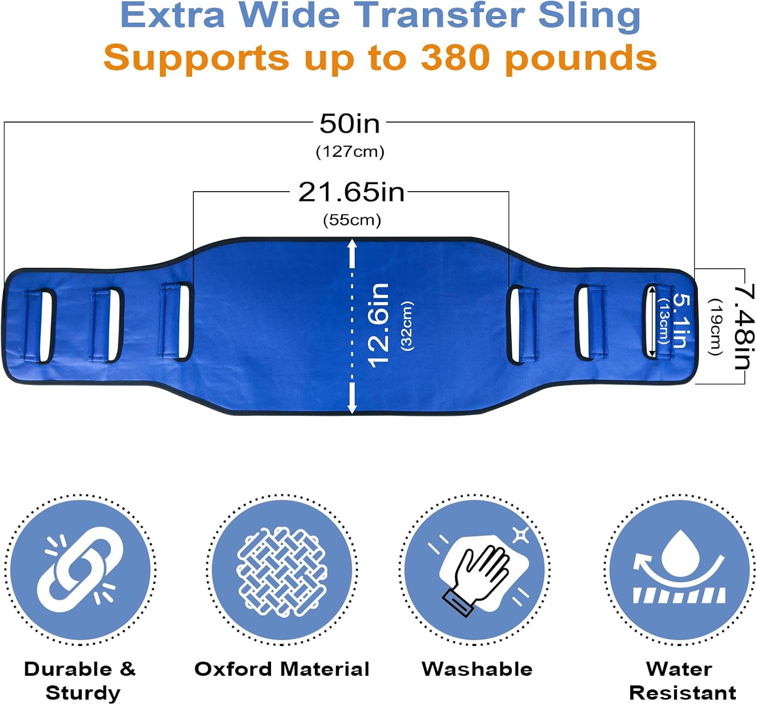 Transfer Belt Transfer Sling Padded Gait Belts with Seniors Patient Lift