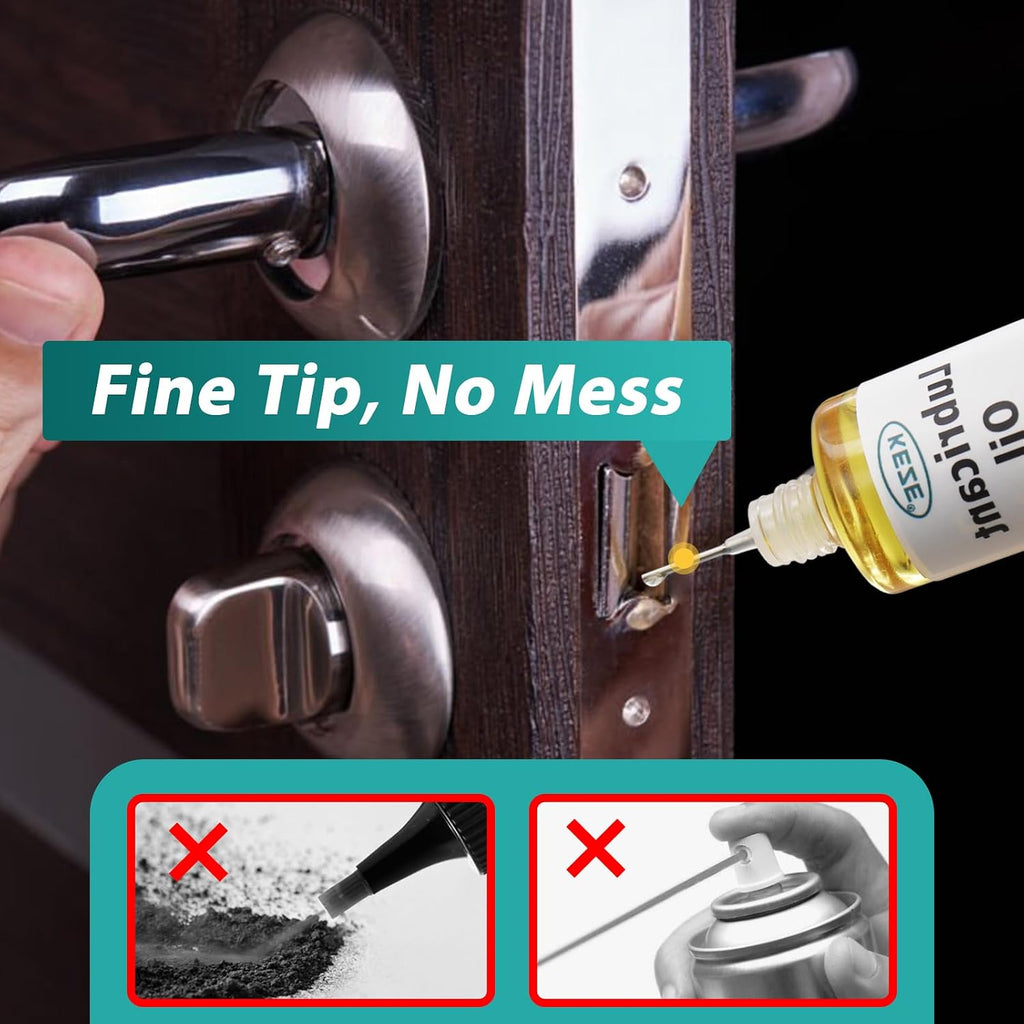 Door Hinge Lubricant Door Squeaky Fix Lubricating Oil for Noise Synthetic Knife Oil Lube for Lock Hinge Hair Trimmers