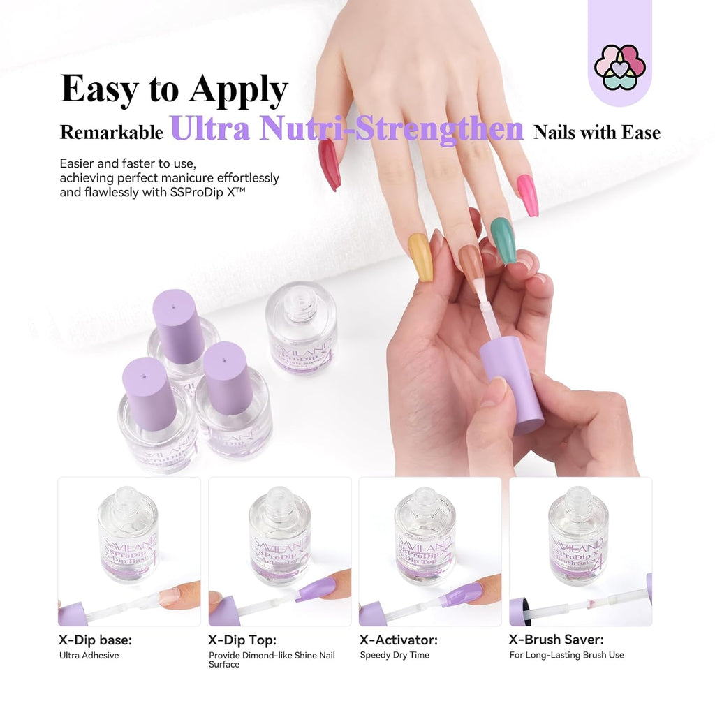 Dip Powder Liquid Set HEMA-free , No Curing Needed, 0.5 Fl.oz
