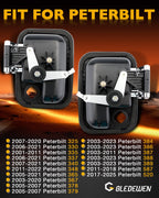 Outer Door Handles, Compatible with 2001-2025 Peterbilt, 2005-2020 Kenworth