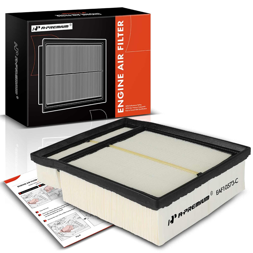 A-Premium Front Engine Air Filter Compatible with Audi