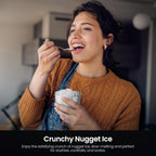 Nugget Ice Maker Countertop, 35 lbs/Day, Stainless Steel