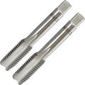2Pcs M10 x 1.5 Metric Right-Hand Tap Set, M2 HSS Thread Tapping Tool