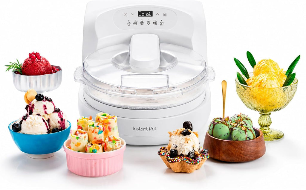 InstantChill Ice Cream Maker Plus Rolled, No Pre-Freezing, 2 Pt