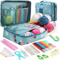 59 Pcs Crochet Hooks Kit for Beginners Adults, Knitting Starter Kit for Adults Ergonomic Soft Grip Handle Crochet