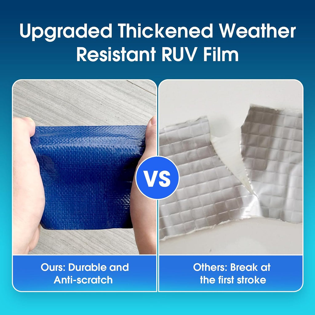 Blue Duct Tape Heavy Duty Waterproof 6 inch x16ft