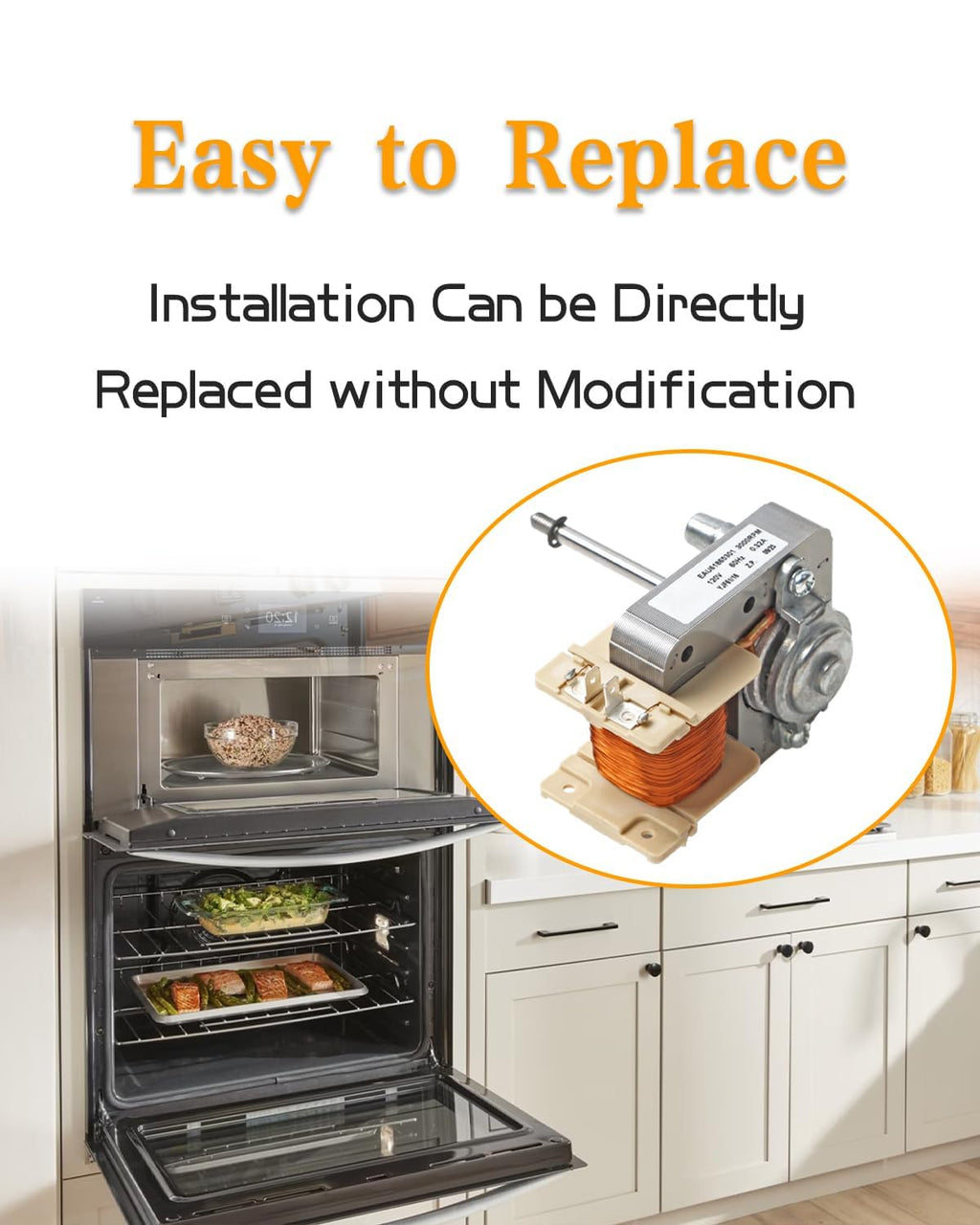 EAU61865301 Range Convection Fan Motor Fit for LG Stove Ovens