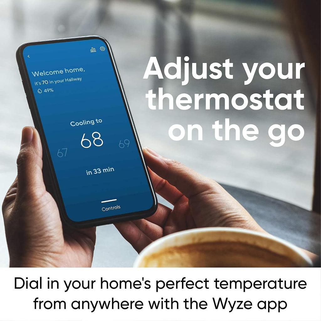 Smart WiFi Thermostat for Home with App Control Compatible with Alexa and Google Assistant, Only Designed for 2.4