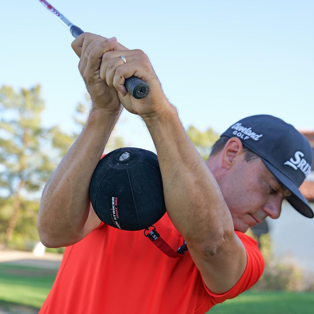 Tour Striker Smart Ball Golf Swing Training Aid | Patented swing trainer promotes proper arm connection, tempo, and