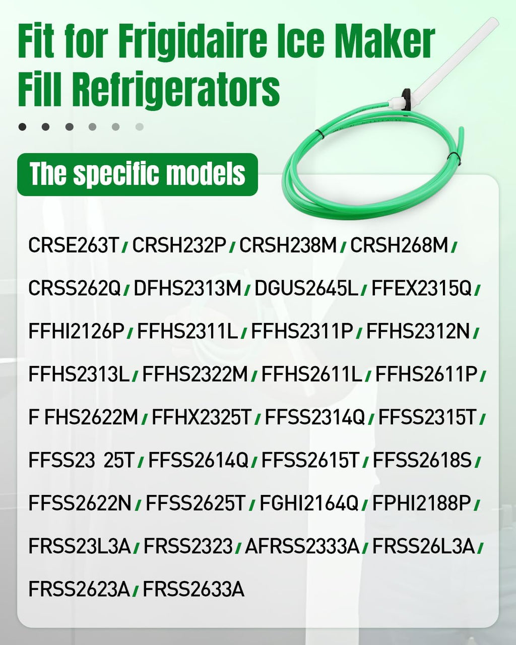 241850615 Ice Maker Fill Tube Fit for Frigidaire Ice Maker Fill Refrigerators