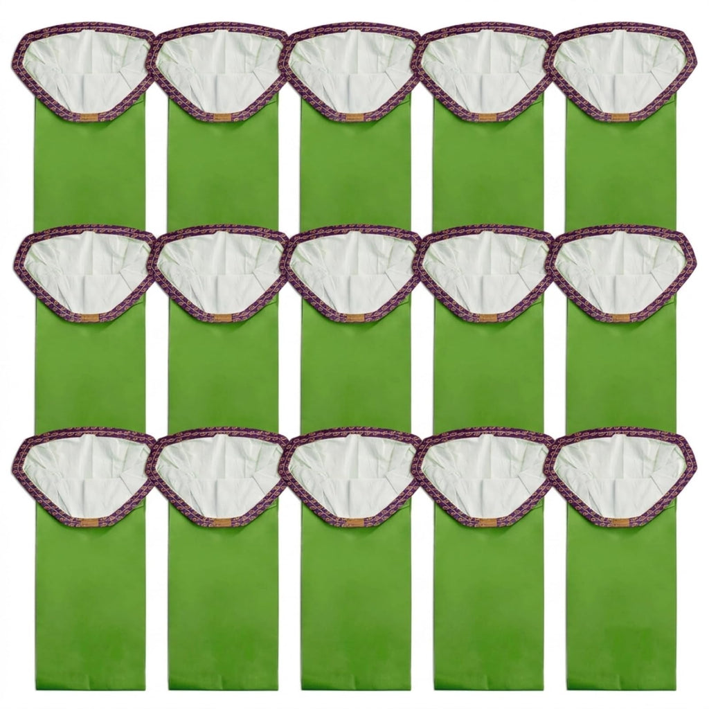 15 Pack 107313 Replacement Vacuum Bags for ProTeam 10 Quart Backpack Vacuum