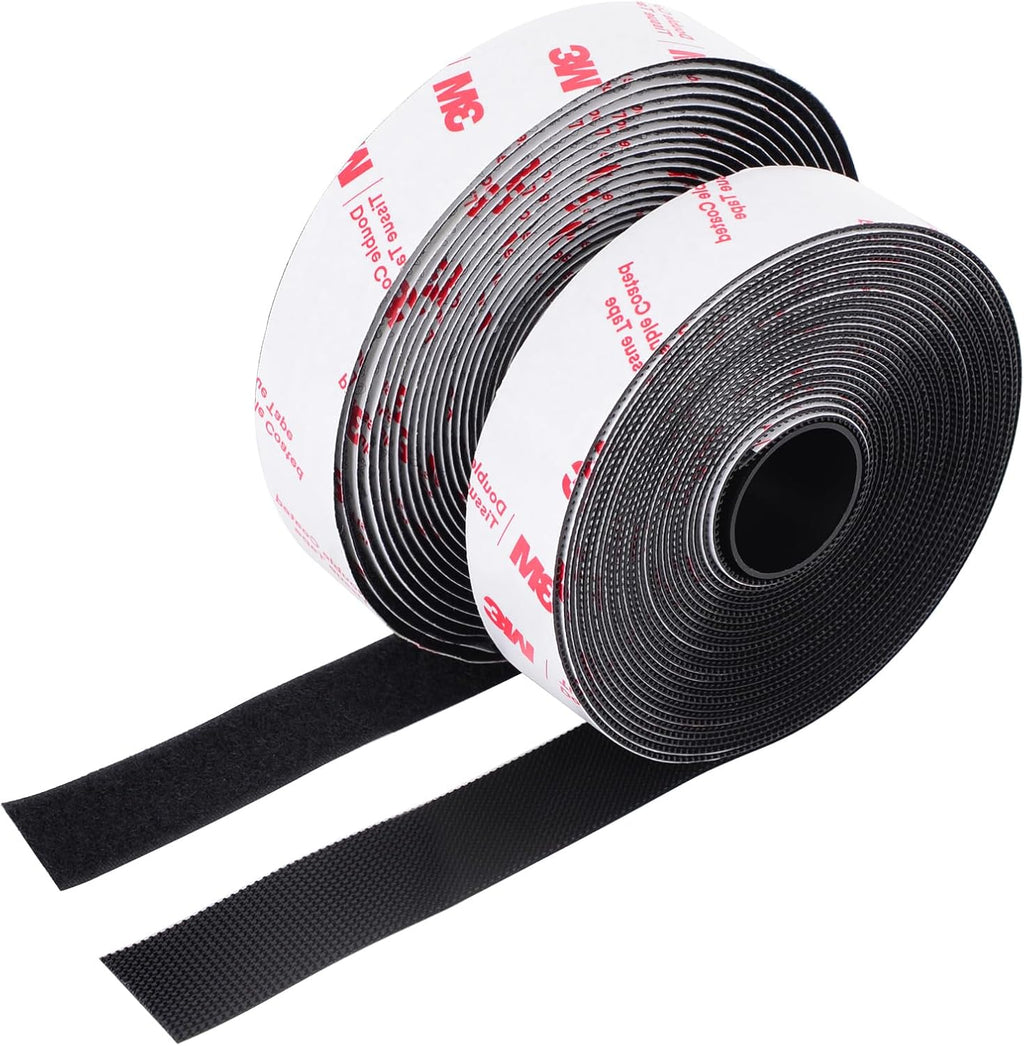 Hook and Loop Tape 1in x 20ft, Mounting Tape Heavy Duty Adhesion