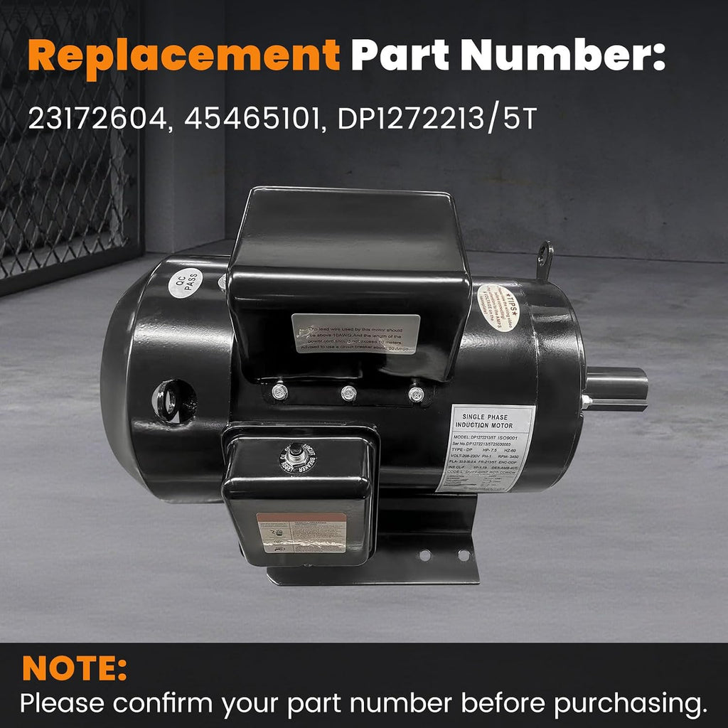 23172604 7.5HP Electric Motor Fits for Ingersoll Rand