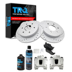 TRQ Performance Rear Brake Pad & Rotor Kit