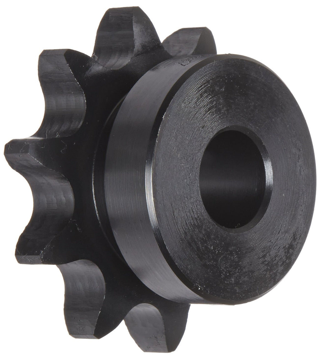 Browning 60B10 Minimum Bore Roller Chain Sprocket, Single Strand, Steel, 3/4" Stocked Bore, 10 Teeth