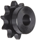 Browning 60B10 Minimum Bore Roller Chain Sprocket, Single Strand, Steel, 3/4" Stocked Bore, 10 Teeth