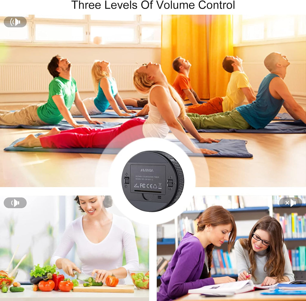 Digital Kitchen Timers, Visual timers Large LED Display Magnetic Countdown Countup Timer for Classroom Cooking