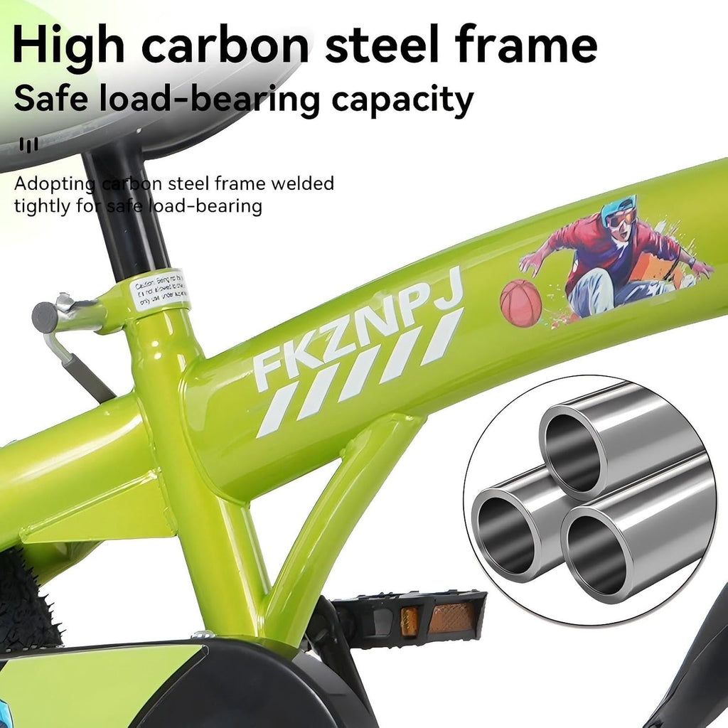 Kids Bike 16 Inch Kids' Bicycle for Toddler and Kids Ages 4-7 Years Old, BMX Style Boys Girls Bike with Training