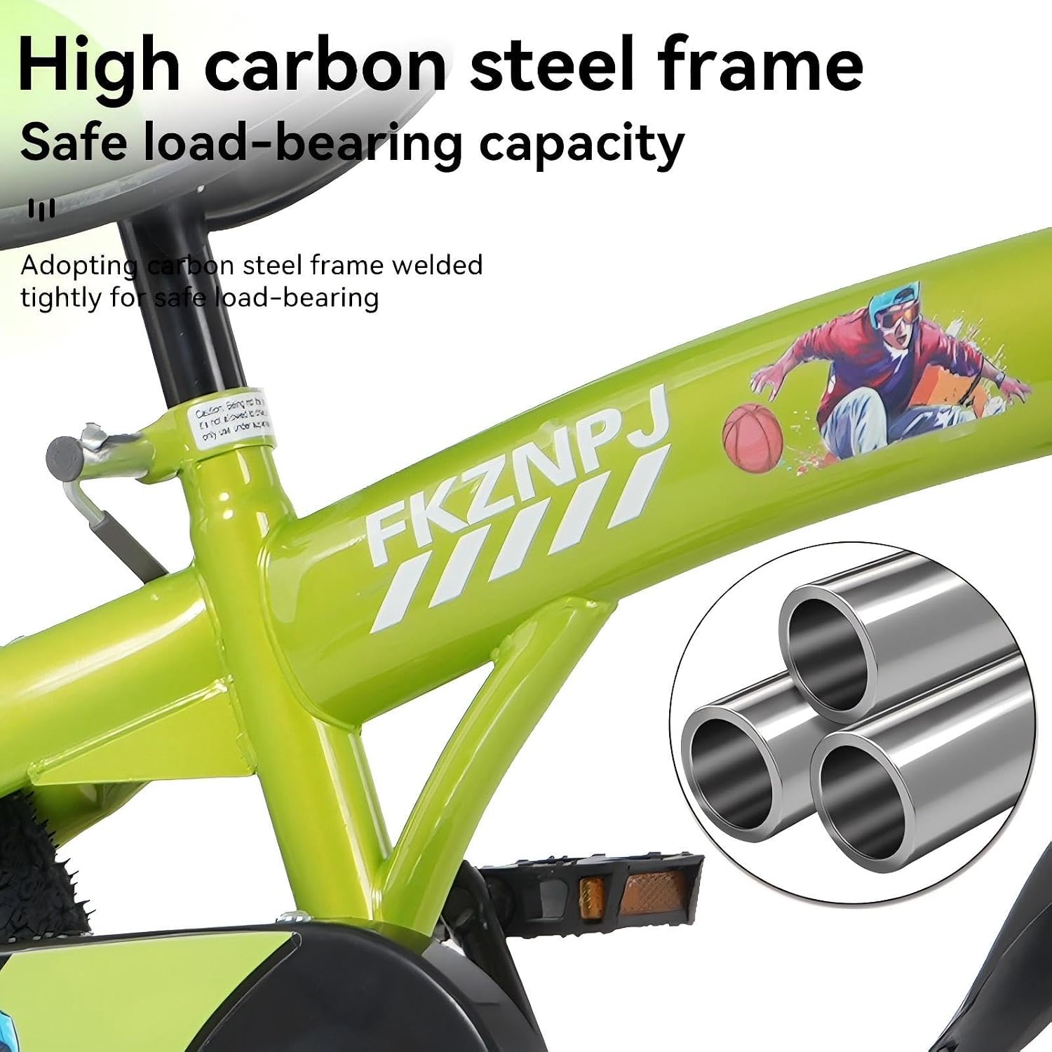 Kids Bike 16 Inch Kids' Bicycle for Toddler and Kids Ages 4-7 Years Old, BMX Style Boys Girls Bike with Training
