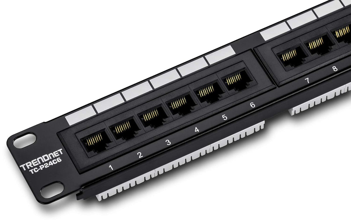 TRENDnet 24-Port Cat6 Unshielded Patch Panel,TC-P24C6