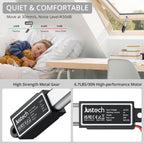 Justech 1.2"/30mm 6.7lbs/30N 12V Mini Linear Actuator, IP54 Rated 30mm/s