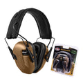 Electronic Ear Protection for Gun Range, Hunting, 29dB SNR Earmuffs