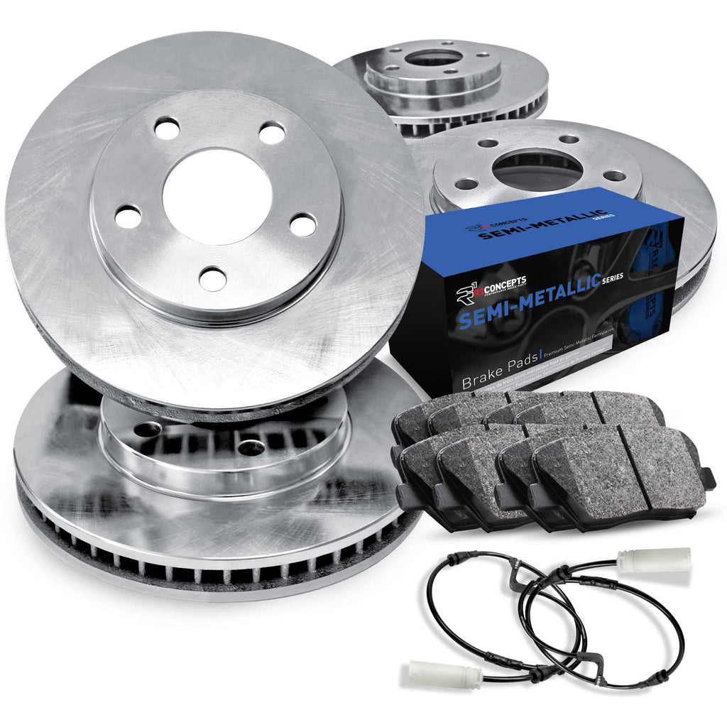 R1 Concepts Front and Rear Brake Kit Fits 2013-2017 Honda Accord