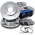 R1 Concepts Front and Rear Brake Kit Fits 2013-2017 Honda Accord