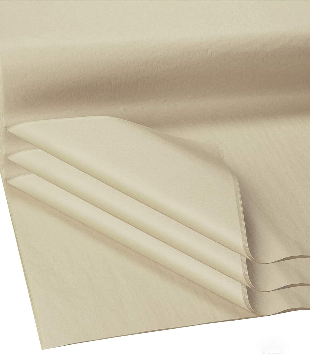 Gift Wrap Tissue Paper | Size: 15 Inch X 20 Inch | Count: 100 Sheets (Sand Stone)
