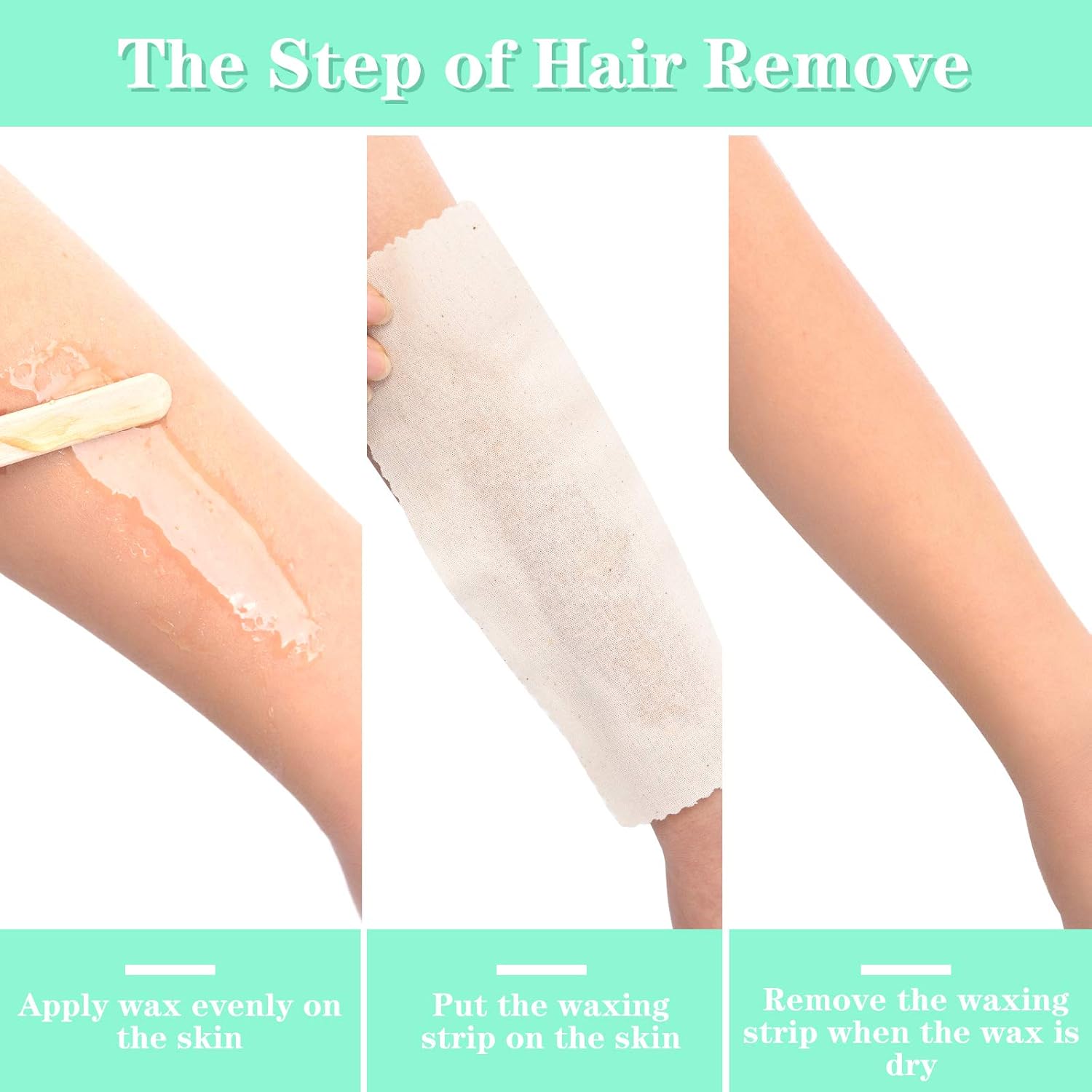 100 Pcs Muslin Waxing Strip for Hair Removal Muslin Epilating Strip | Muslin Strips for Body Face Waxing, Women Men