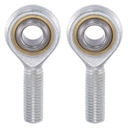 uxcell 2pcs SA14TK POSA14 Spherical Rod End Bearing 14mm Bore Self-Lubricated Joint Bearing M14x2.0 Left Hand Male Thread Connector