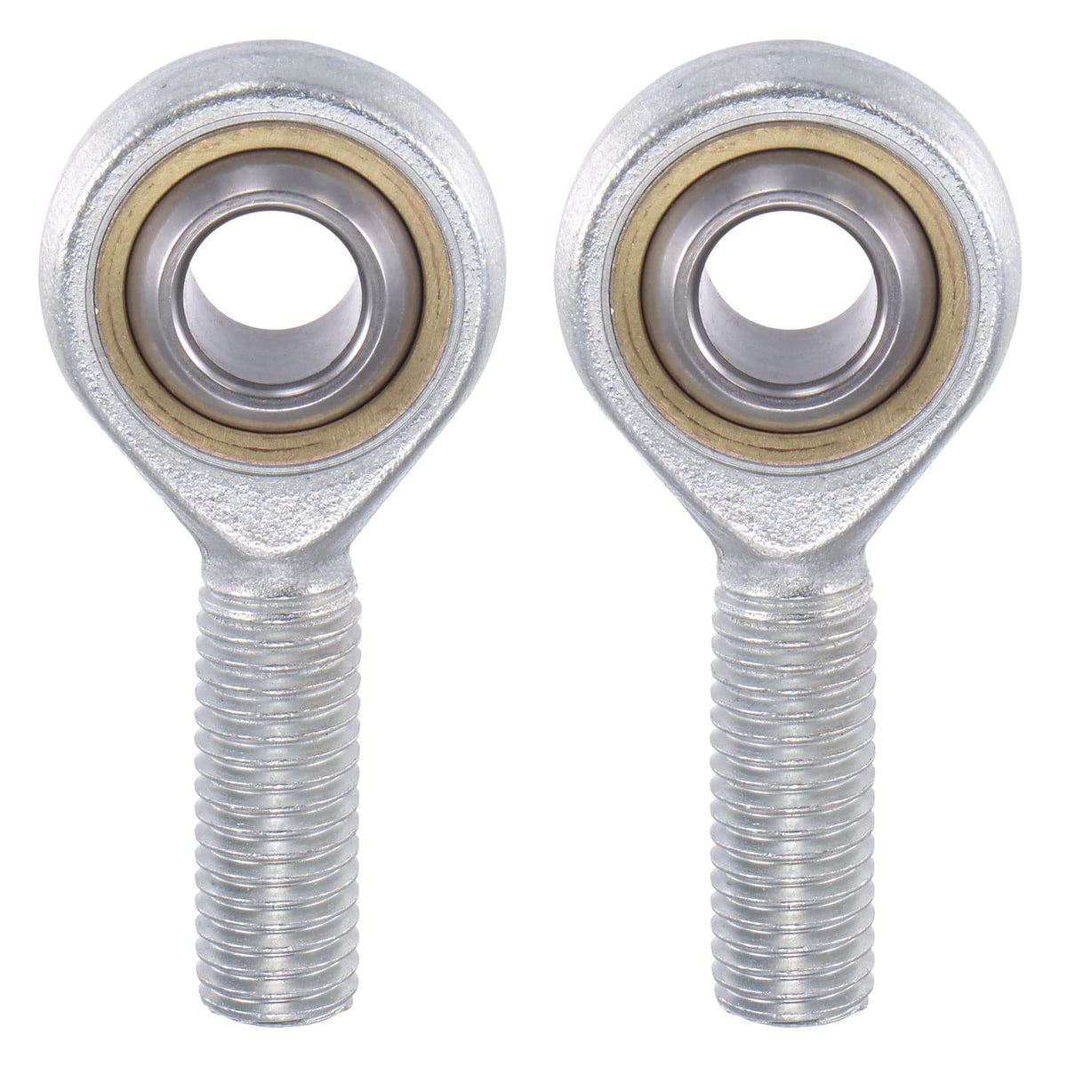 uxcell 2pcs SA14TK POSA14 Spherical Rod End Bearing 14mm Bore Self-Lubricated Joint Bearing M14x2.0 Left Hand Male Thread Connector