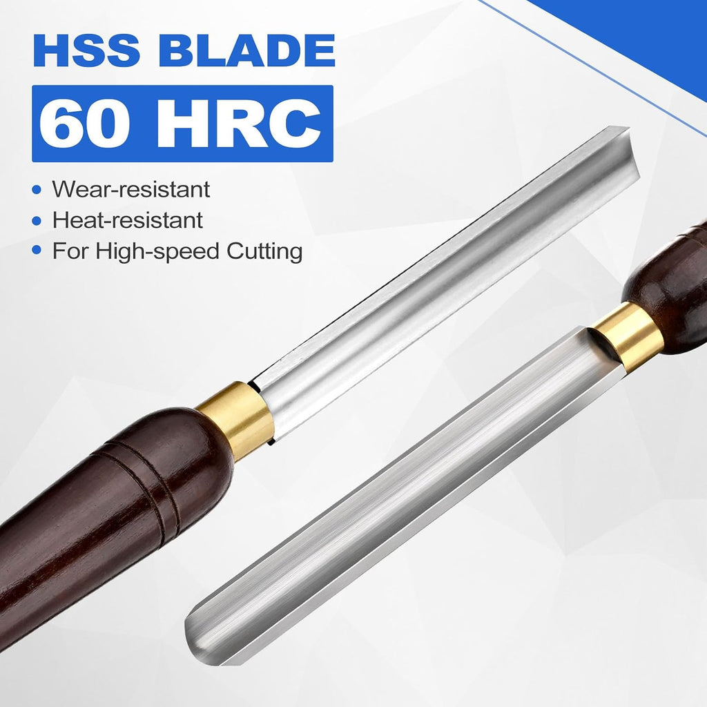 1-inch HSS Spindle Roughing Gouge Lathe Chisel for Rough Turning & Shaping | Wood Lathe Turning Tools For Woodturning