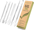 6-Pack Ingrown Toenail File and Lifters, Professional Surgical Stainless Steel Ingrown Toenail Removal Tool Kit