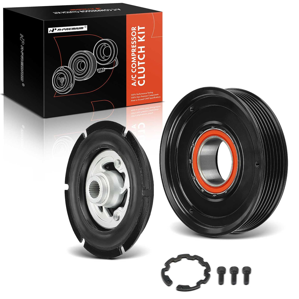A-Premium Air Conditioner AC Compressor Clutch Kit Compatible with Mini