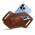 Leather Knife Sheath for Belt Pocket Folding Knife Holder Compact Draw Knifes Carrier EDC Tools Holster