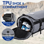 Heavy Duty Convertible Travel Duffel Backpack, Grey, 45L