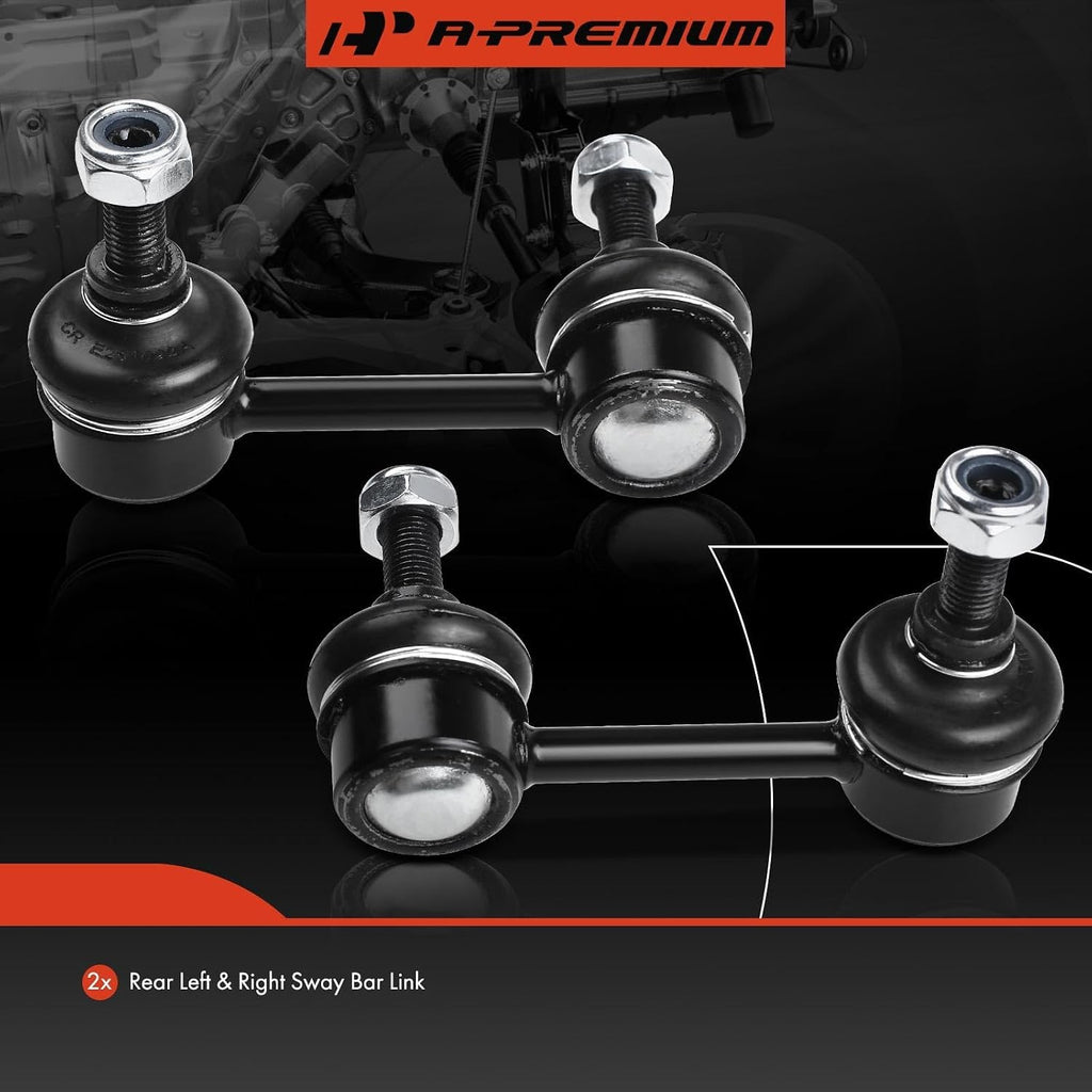 A-Premium Rear Sway Bar Link Stabilizer Bar Link, Compatible with Honda