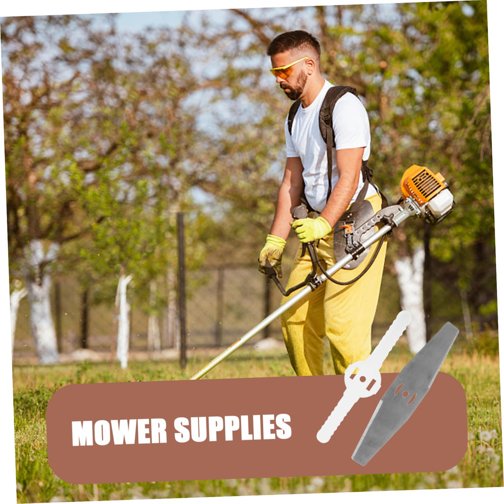 HIAKDOFT 12pcs Garden Grass Trimmer Blades Replacement Mower Blades