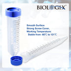 50ml Centrifuge Tubes, 16000 RCF, Plug-Seal Caps, Bulk, 25Pcs