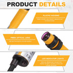 MECCANIXITY 2Pcs E3F-5DN1/5L Photoelectric Sensor Detection Distance 5M