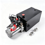 15 Quart Double Acting Hydraulic Power Unit, 12V DC, 3200 PSI