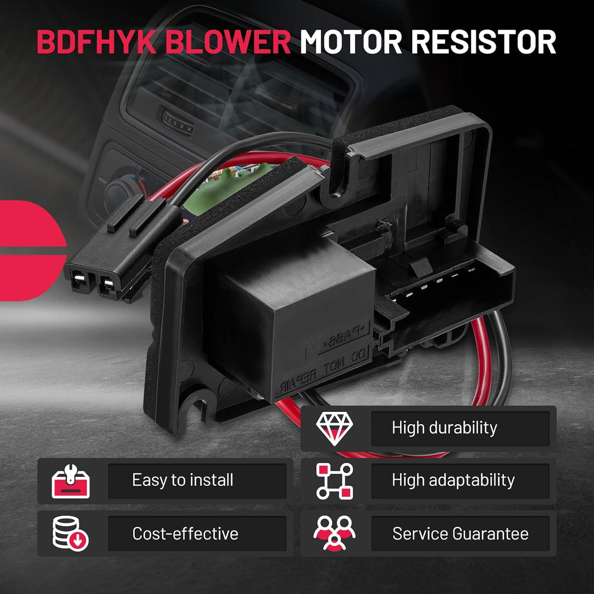 BDFHYK AC Blower Motor Resistor 973-000 for Buick Century 1997-2005