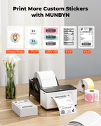 Bluetooth Thermal Label Printer 941BP, 300DPI Wireless 4x6 Shipping